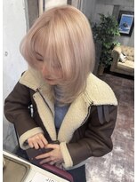 ヴィークス ヘア(vicus hair)&nbsp;ホワイトピンク［white pink］ブリーチ２回