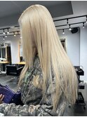 春カラー◎ブロンド×ケアブリーチ×韓国風顔周りレイヤーカット