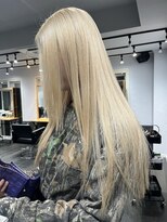 ビビバイマグ(bivi by Mag) 春カラー◎ブロンド×ケアブリーチ×韓国風顔周りレイヤーカット