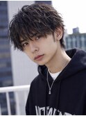ゆるめナチュラルパーマソフトツイストスパイラルマッシュパーマ