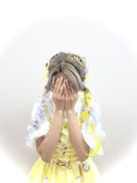 ルート(Ru-t)&nbsp;編みおろしツイン(エクステ持ち込み)