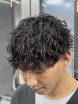 オーバル ジングウマエ(OVARL jingumae) 波巻きシャドウパーマラウンドマッシュ
