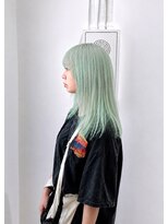 ミュー(Mu)&nbsp;ミントグリーン　ブリーチカラー