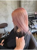 ブリーチ 10代 20代 ハイトーン ペールピンク サーモンピンク
