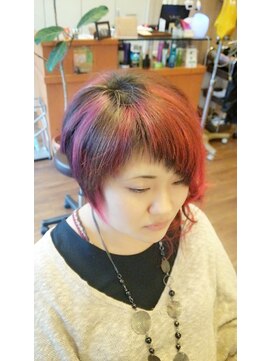 ヘアーアンドメイク ルシア(hair&make Lucia) アヴァンギャルドアシメショート