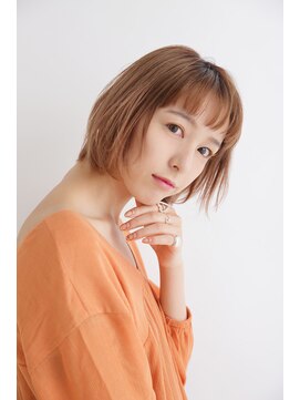 ルカ リノア(Luca lino:a) ミニマムボブ。/フレンチカジュアル/ニュアンスカラー