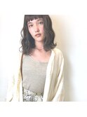 【stylist FUKUI】眉上バングミディ