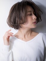 カバーヘア ブリス 上尾西口店(COVER HAIR bliss) *bliss上尾*ブランジュカラー&センターパートの小顔大人ボブx