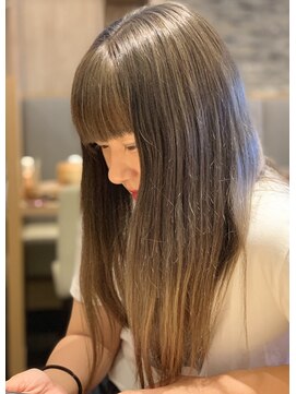 ヘアーデザイン ミルクアンドコー(hair design milk&co) 外国人風グラデーションカラー