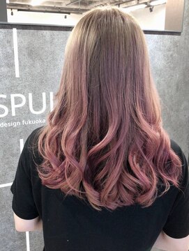 シュプール(SPUL) ピンクベージュグラデーション