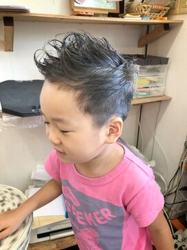 アド ヘア プレイス(adon hair place) キッズモヒカン