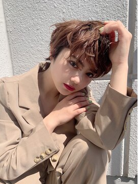 フラミューム 小田原(flammeum) カジュアルマッシュショートひし形シルエット☆小田原