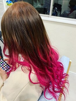 ヘアアンドスパサロン ラグ(hair&spa salon LAG)の写真/゛似合う色がわからない゛方も魅力をグッと引き出すカラーをご提案◎肌や瞳の色までキレイに魅せるカラー☆