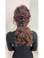 ヘアーセットサロン ピンキー(Hairset Salon Pinky) Pinky.アレンジハーフ