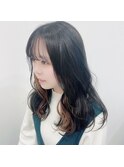 ダークグレイ・インナーカラー