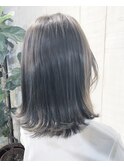 #グレージュ#透明感カラー#ダークグレイ#N.#トリートメント