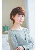 透け感のあるマッシュウルフは表面レイヤーで動きを出して