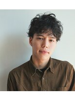 アクセヘアー 町田(acce hair) 大人ナチュラル2ブロックメンズパーマ【町田　男性パーマ】