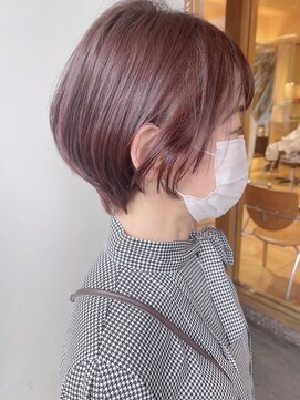 モリオフロムロンドン 原宿本店(morio from London) 【morio 原宿】耳かけショートボブ　マッシュ　ヘアドネーション