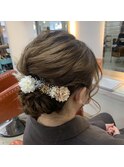 お呼ばれヘア/ヘアアレンジ/ヘアセット/横顔美人 [熊本/上通り]