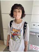 bob perm×red color