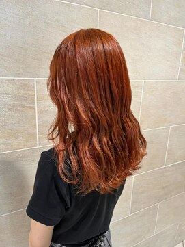 ブロッサム 保谷(Blossom) 20代30代40代ブラッドオレンジ艶感パーマ透明感ナチュラル