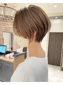 30代/40代/50代/前下がり大人ショートボブ【NAYUMI】