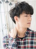 ゆるふわ巻きパーマで好感度◎グランジショートW上尾