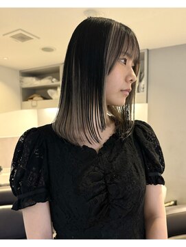ニコフクオカヘアーメイク(NIKO Fukuoka Hair Make) インナーカラー/アンブレラカラー/落とせる黒でデザインカラー