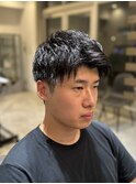 ピンパーマアップバング