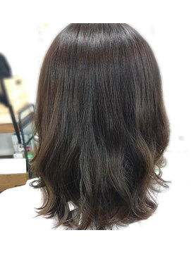 ヘアアトリエ ナイン 岡部店(hair atelier nine) メルティーカラー/似合わせカット/ウェーブミディアム/福島市