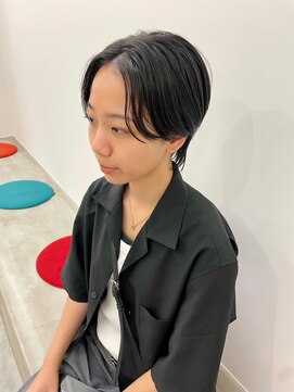 エンドリンク(endlink) 30代40代ダークアッシュ黒髪ボブウルフネビージュ小顔