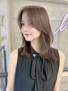 ウェイズ トウキョウ(Ways TOKYO) ミディアムレイヤー　グレージュ　シークレットハイライト