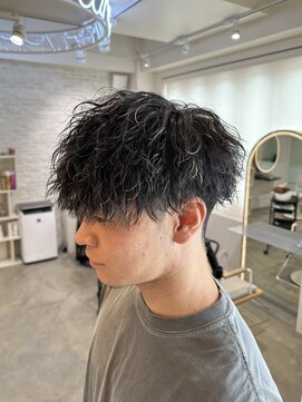 アレアル 広島並木通り店(ALEAR) ツイストスパイラル/縦落ちパーマ/メンズマッシュ/ツーブロック