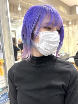 トムキャット(TOM CAT) ケアブリーチ　グラデーションカラー　ラベンダーとピンク