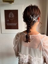 美容室 メザミー MESAMIES 結婚式二次会お呼ばれヘアアレンジ*大人可愛いローポニーテール