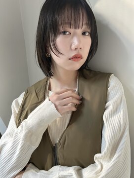 コクーン 銀座(Cocoon) ウルフレイヤーボブ#ミニウルフ#チェリーブラウン