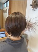 長めのナチュラルショート