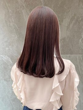 トップヘアーテラス(TOPHAIR TERRACE) ツヤ髪ストレート×レッドカラー