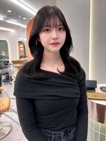 ロンド ブランシュ 錦糸町北口(Lond blanche)&nbsp;小顔に見せるヘアココアベージュ黒髪カタログ