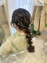 ヘアメイクアンドセットサロン リッコ(Hair make&set salon Ricco)&nbsp;編み下ろし