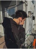 スパイキーショート　ツイストスパイラルパーマ