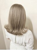 ミルクティーベージュ×うる艶スタイル