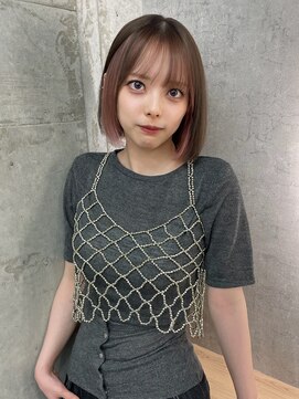 アロ 大阪梅田(alo) 【momoa】インナーピンクカラー《ブリーチ/大阪梅田》