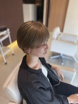 ゴットフロー(GOTTO FLOW) ショートボブ/ミルクティーベージュ/ハイトーン/ショート