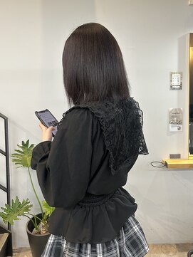 ヌープヘアーアイス(NUUP.hair ici) 【抜け感】髪質改善で透明感ほんのりラベンダー◎