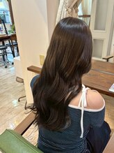 ピンキーウエスト 福島*ブリーチなしダブルカラー白髪ぼかし*小顔カット縮毛矯正