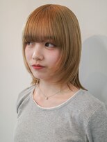 カシェル トウキョウ(Cashel Tokyo)&nbsp;顔まわりレイヤー　レイヤーロブ　ブリーチ1回