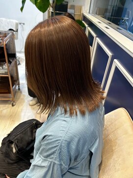 アンソル オブ リシェール(N'SOL of RICHAIR) クラゲヘアー/小顔に見せるヘア/ココアベージュ/ワンカラー