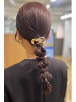 ガーデン 銀座(GARDEN)&nbsp;ヘアセット/お呼ばれヘア/結婚式/参列/編み下ろし/編み込み/小顔